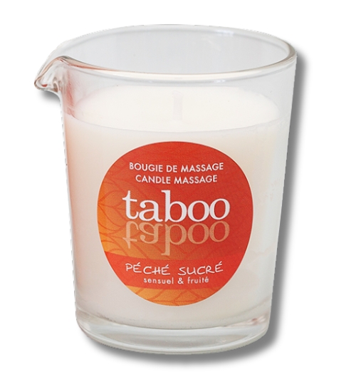 Masážní svíčka Taboo - sladká broskev