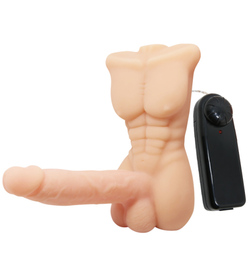 Vibrační dildo Bigger Man se svaly