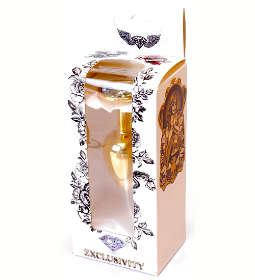 Anální kolík s bílým krystalem