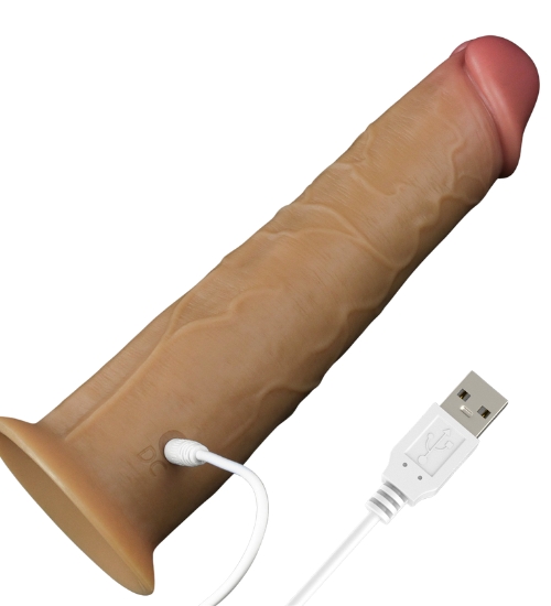 Rotační 20cm dildo s bezdrátovým dálkovým ovládáním