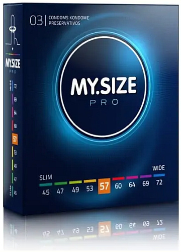 Kondomy MY.SIZE Pro 57 mm - 3 ks