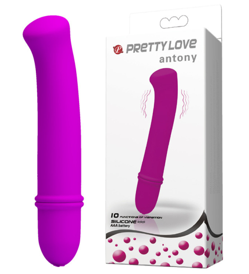 Silikonový vibrátor Antony- 10 vibrací