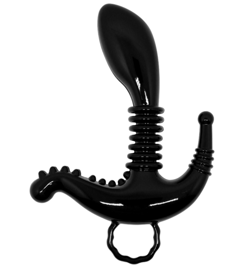 Černý anální masér