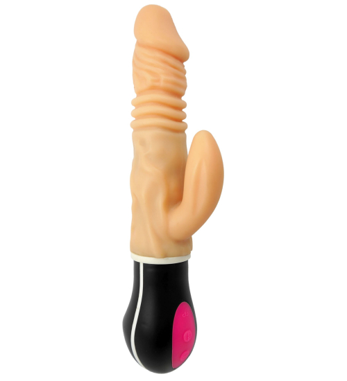 Realistický USB vibrátor s posuvným pohybem