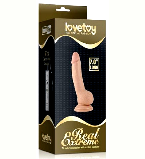 Realistické dildo o délce 18 cm