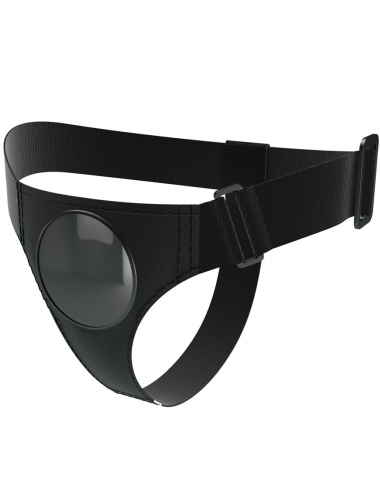 Postroj s popruhem - Harness Briefs Black