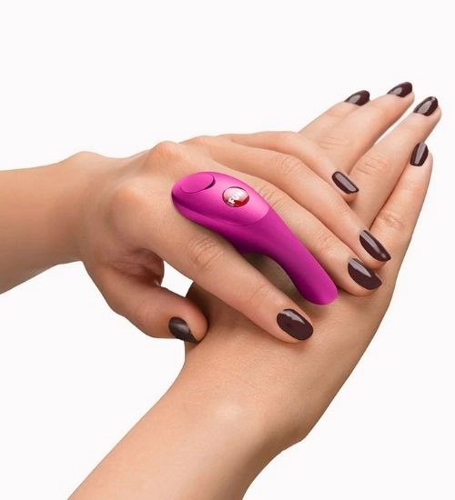 Růžový praktický mini vibrátor – 5 vibračních programů