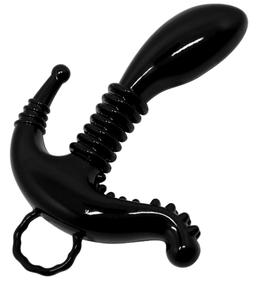Černý anální masér