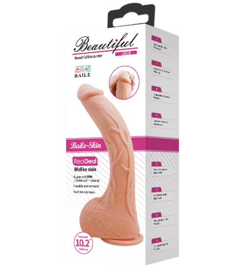 Velký realistický penis z kybernetické kůže