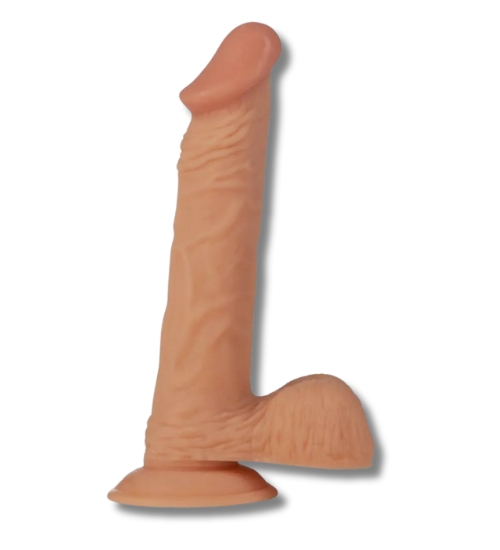 Velké 22cm dildo s varlaty