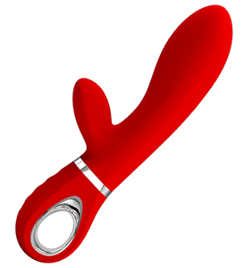 Vibrátor pro bod G potažený silným silikonem