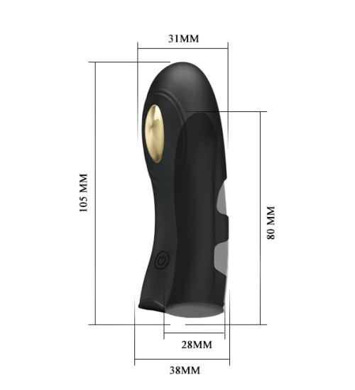 Masážní přístroj s vibrací a elektrostimulací