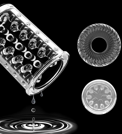 Automatický masturbátor 3v1 sání, klouzání a otáčení