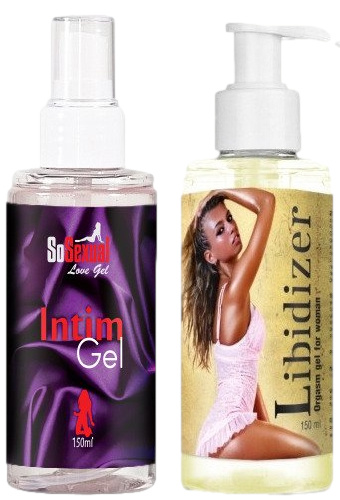 Sada gelů pro podporu orgasmu