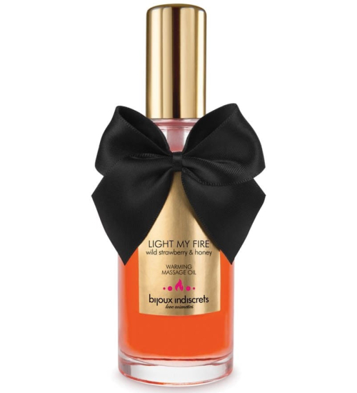 Jedlý masážní olej jahoda