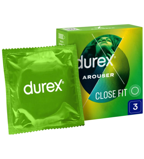 Durex Arouser žebrované kondomy 3 ks