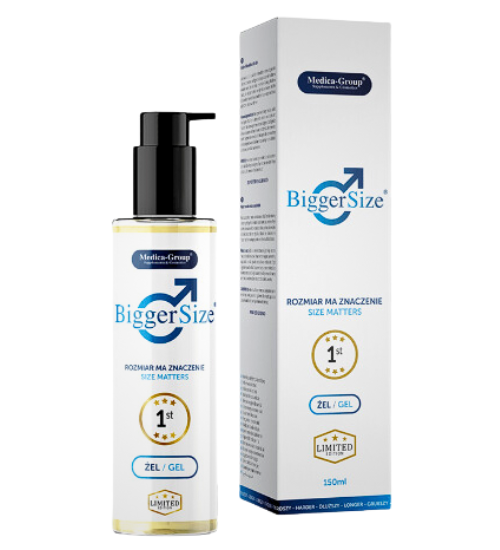 BiggerSize gel - zvětšení a ztluštění penisu