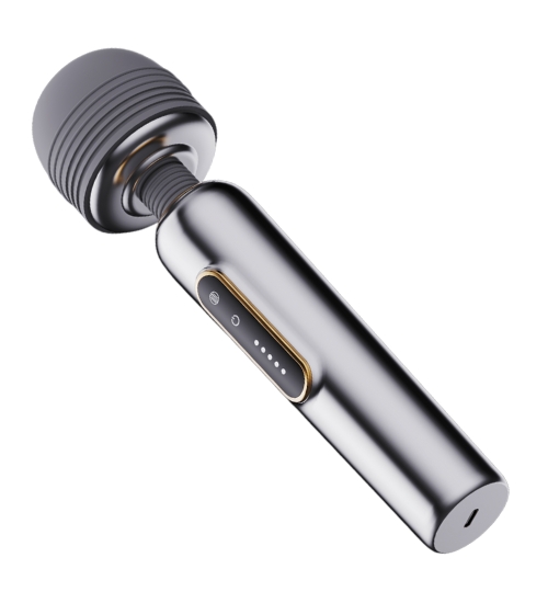 Lehká stříbrná masážní hůlka