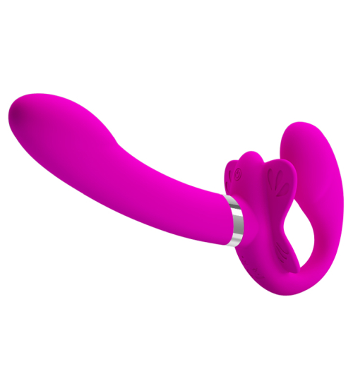 Dvojitý strap-on s vibracemi