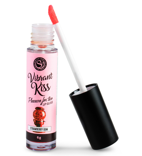 Lip Gloss Vibrant – vibrační lesk na rty jahodová žvýkačka