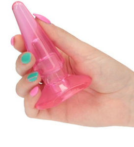 Růžový gelový anální kolík