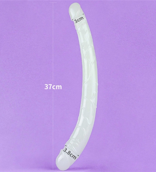 Dlouhé dvojité luminiscenční dildo