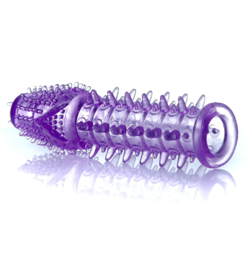 Fialový ostnatý překryv