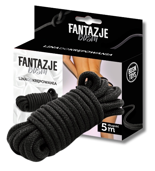 Bondage lano, černé