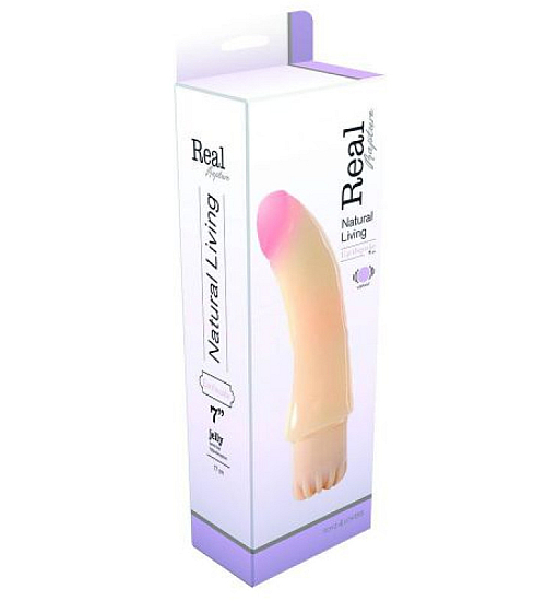 Hladký realistický vibrátor Rapture