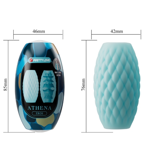 Modrý kapesní masturbátor